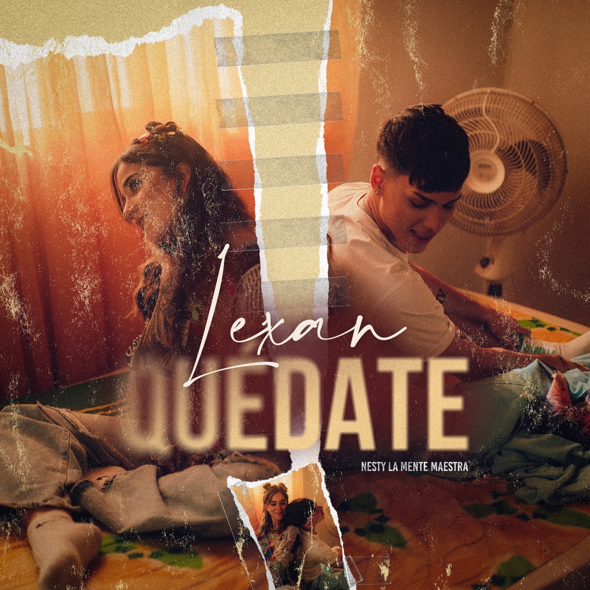 Quédate - Single by Lexan & Nesty La Mente Maestra album cover