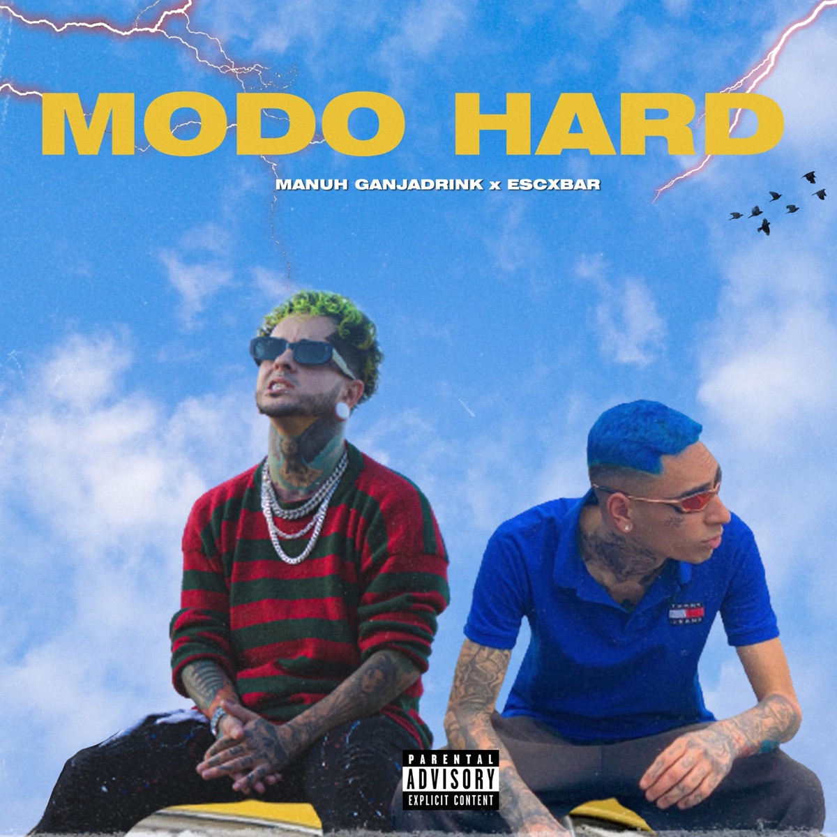 Modo Hard (feat. Escxbar) - Single by Manuh Ganjadrink album cover