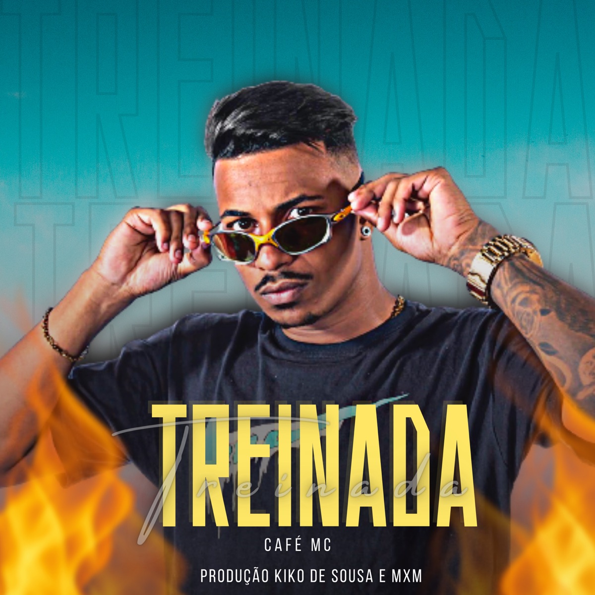 Treinada - Single by Café mc, Kiko de Sousa & MxM album cover