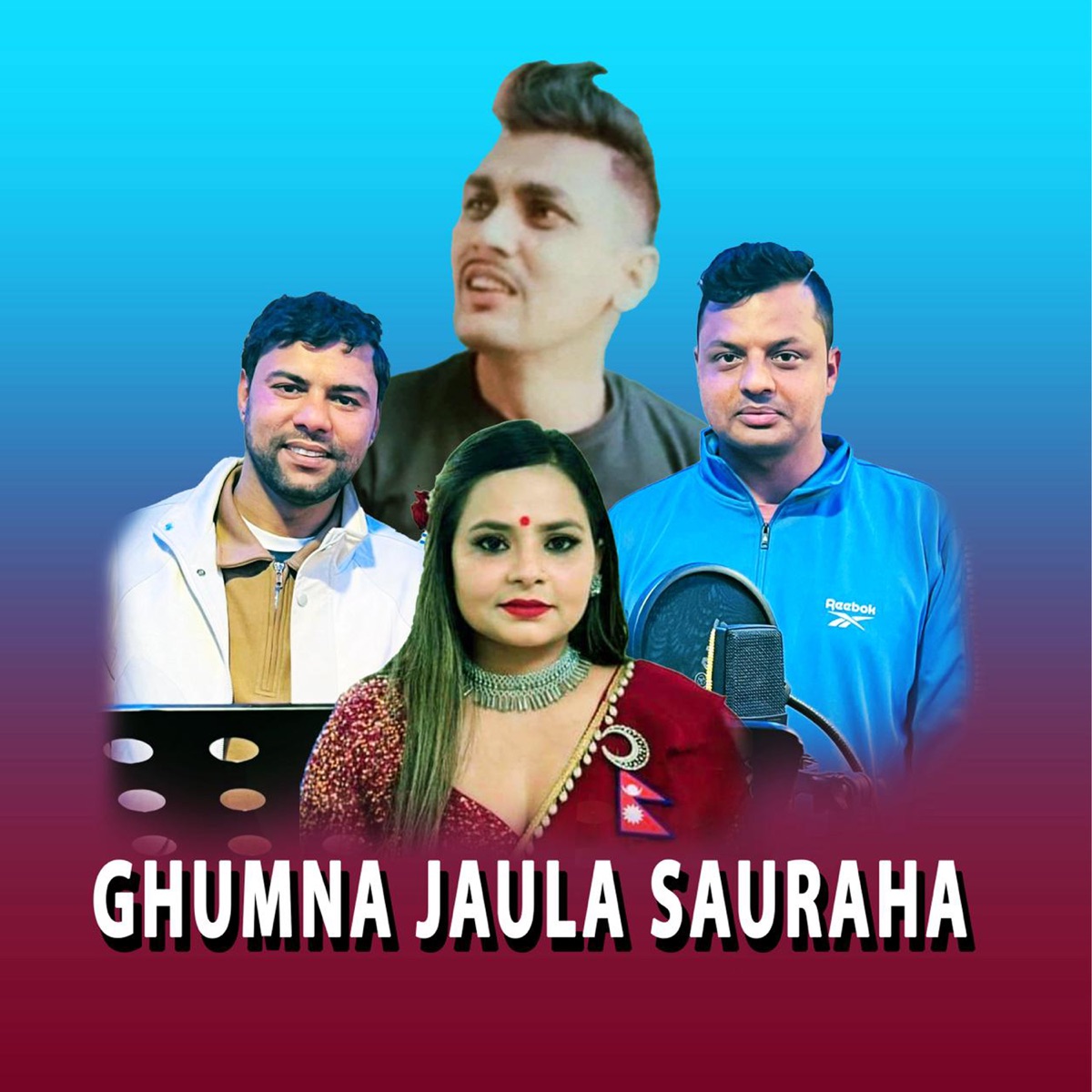 Ghumna Jaula Sauraha - Single by Puskal Bhattarai & Sita Paryar album cover