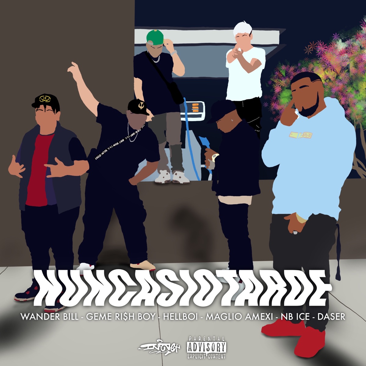 Nuncasiotarde - Single by ACIDS, Hellboi, NB Ice, Wander Bill, MAGLIO AMEXI, GEME RI$H BOY & Daser album cover