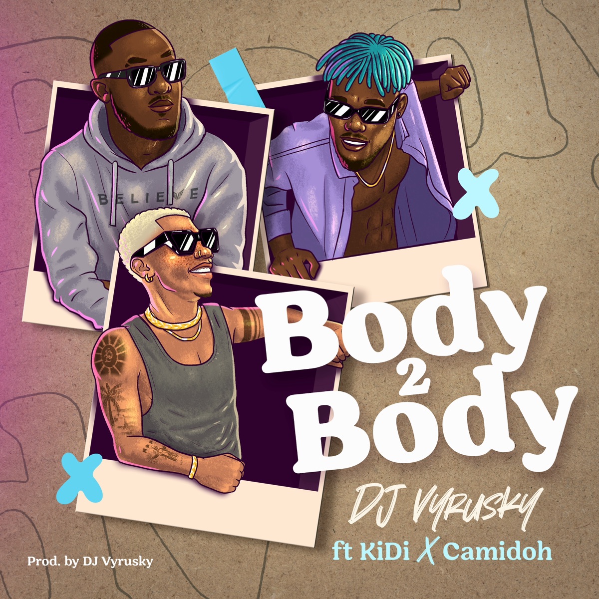 Body 2 Body (feat. KiDi & Camidoh) - Single by DJ Vyrusky album cover
