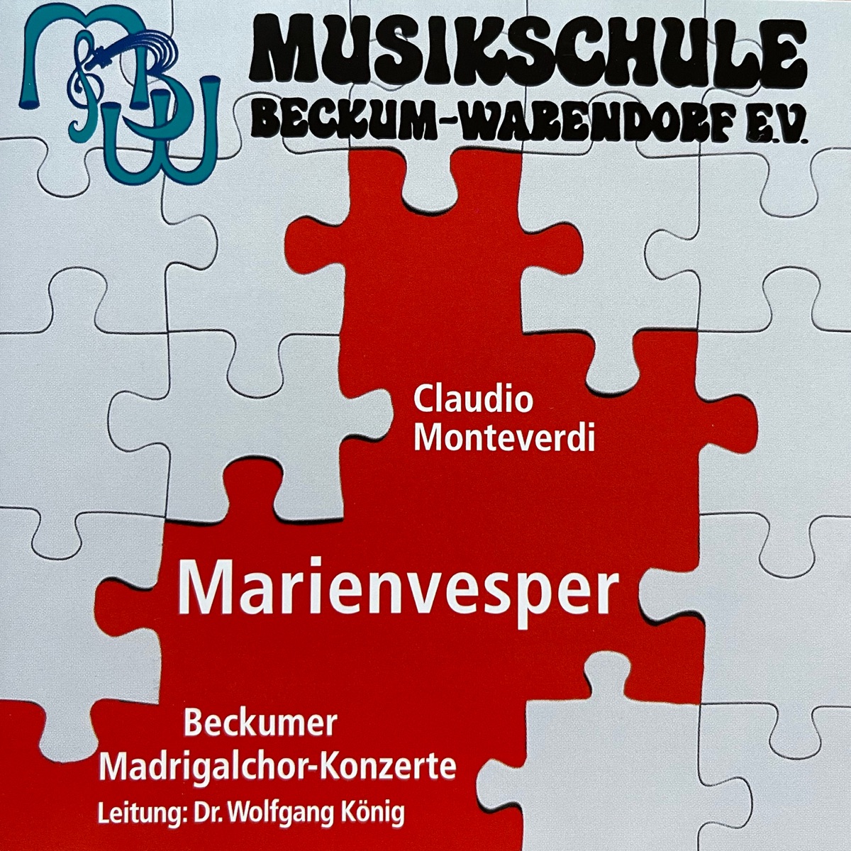 Monteverdi: Marienvesper: Magnificat (Live) by Lara Langguth, Madrigalchor der Musikschule Beckum-Warendorf, Jan Kobow, Veronika Winter, Wolfgang König, Sebastian Noack, Camerata Ducale, Henning Kaiser & Ralf Grobe album cover