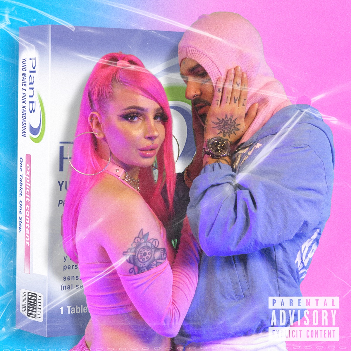 Plan B (Tò.Óxik) - Single by Yung Mare, Eric Lowe & Pink Kardashian album cover