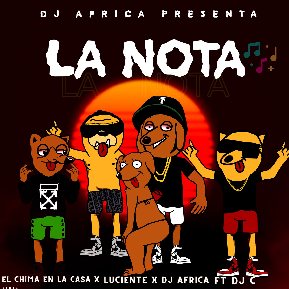 La Nota - Single (feat. DJ C) - Single by DJ Africa, Luciente & El Chima En La Casa album cover