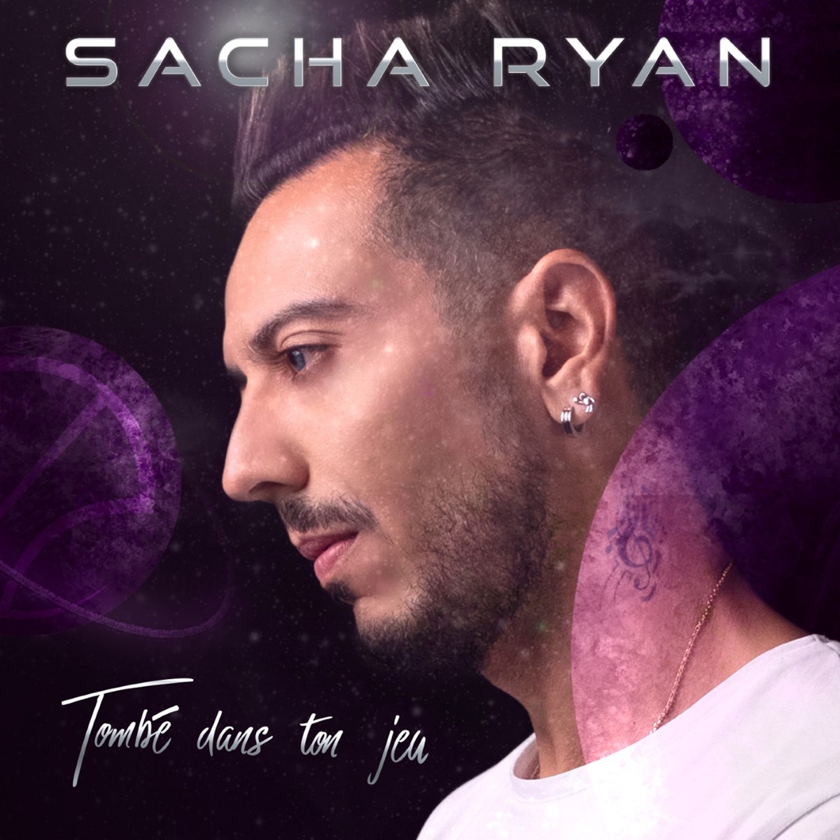Tombé dans ton jeu - Single by Sacha Ryan album cover