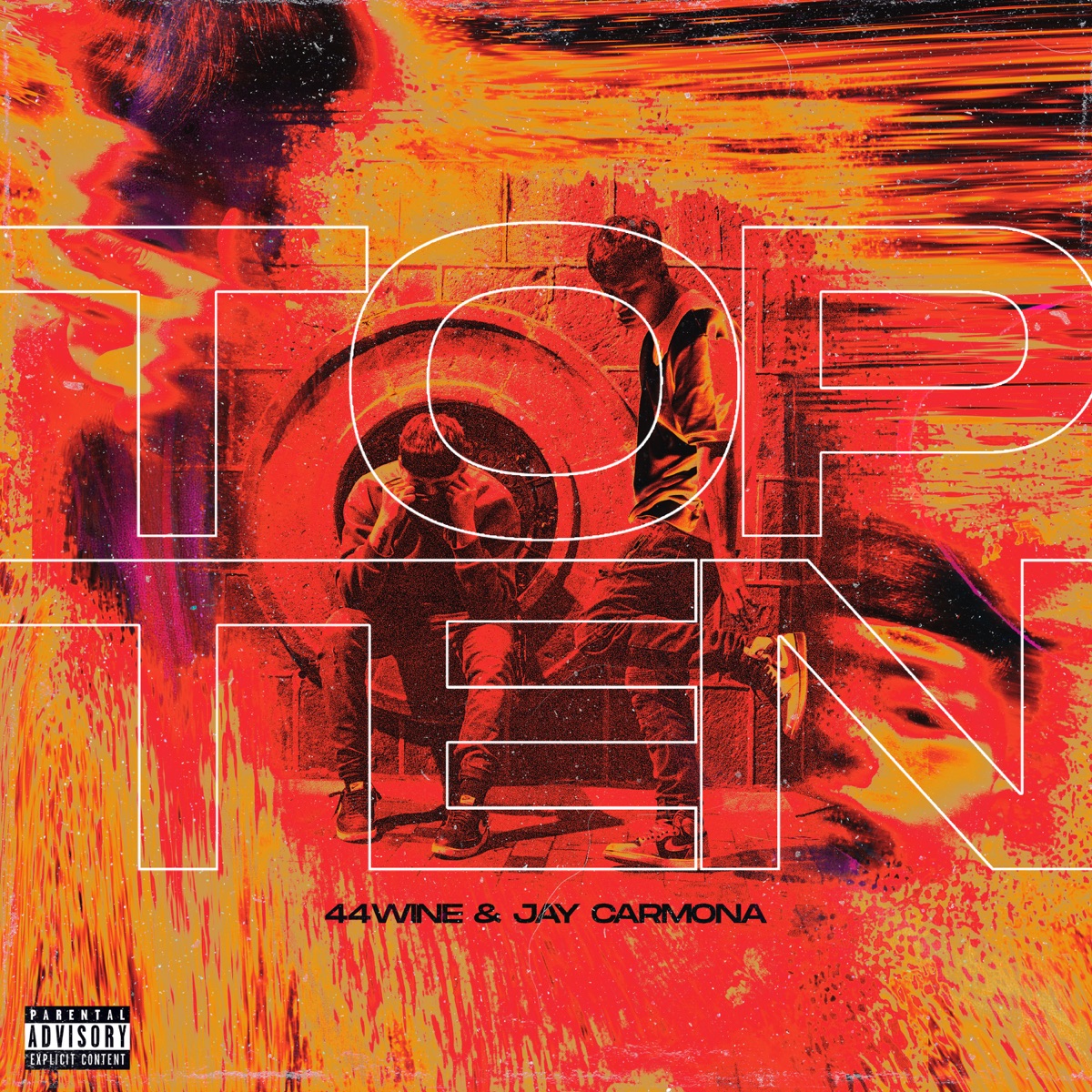 Top Ten (feat. Jay Carmona) - Single by 44 Wine album cover