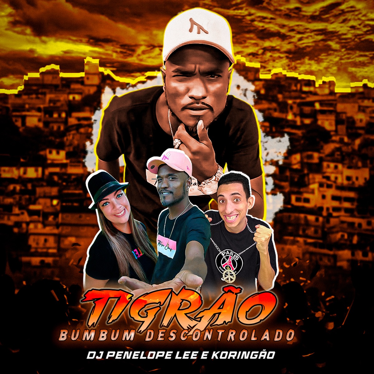 Bumbum Descontrolado - Single by MC Tigrão, DJ Penelope Lee & Koringão album cover