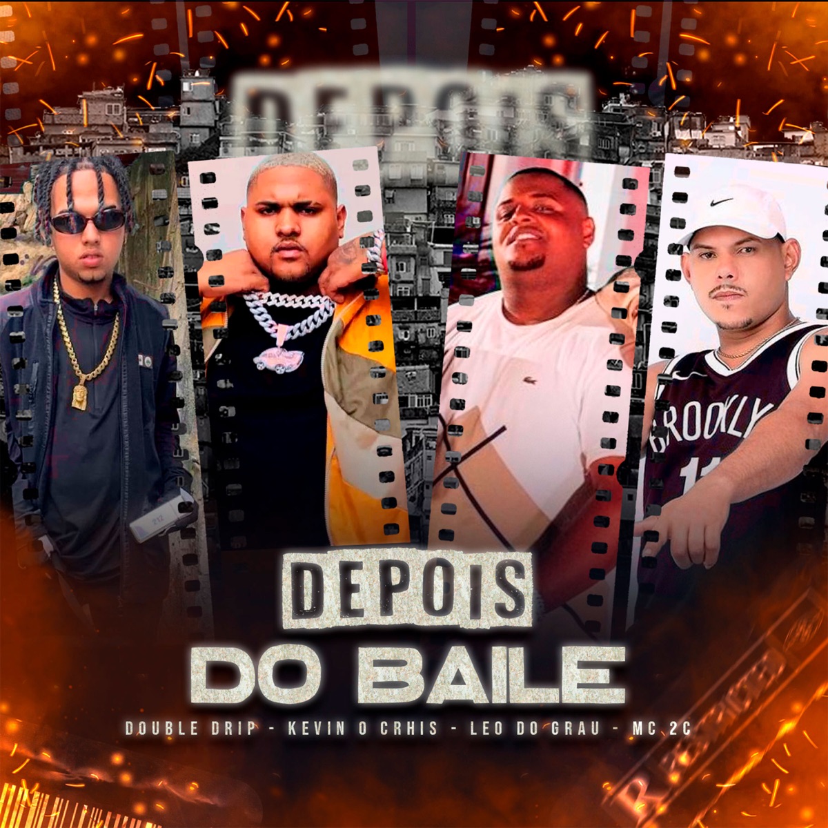 Depois do Baile (feat. Mc Léo Do Grau) - Single by Double Drip, MC Kevin O Chris & Mc 2C album cover