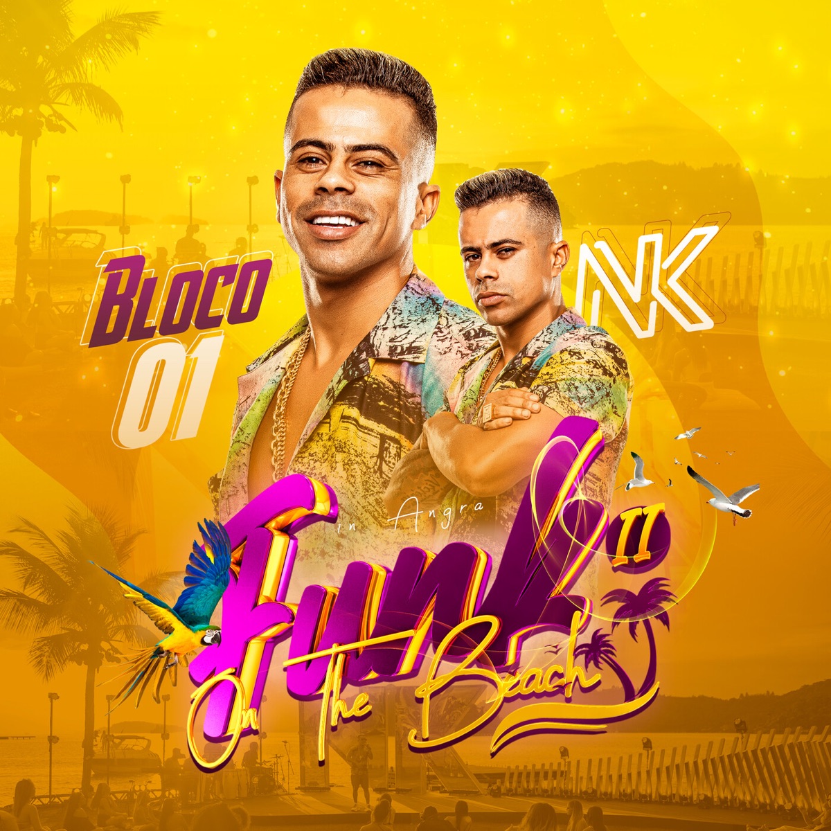 Bloco 1 - Funk On The Beach (Ao Vivo) - EP by MC Neguinho do Kaxeta album cover