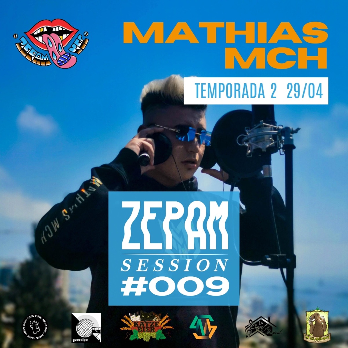 MATHIAS MCH, ZEPAMSESSION #009 (feat. Mathias Mch) [En vivo] - Single by Zepam RCRDS album cover