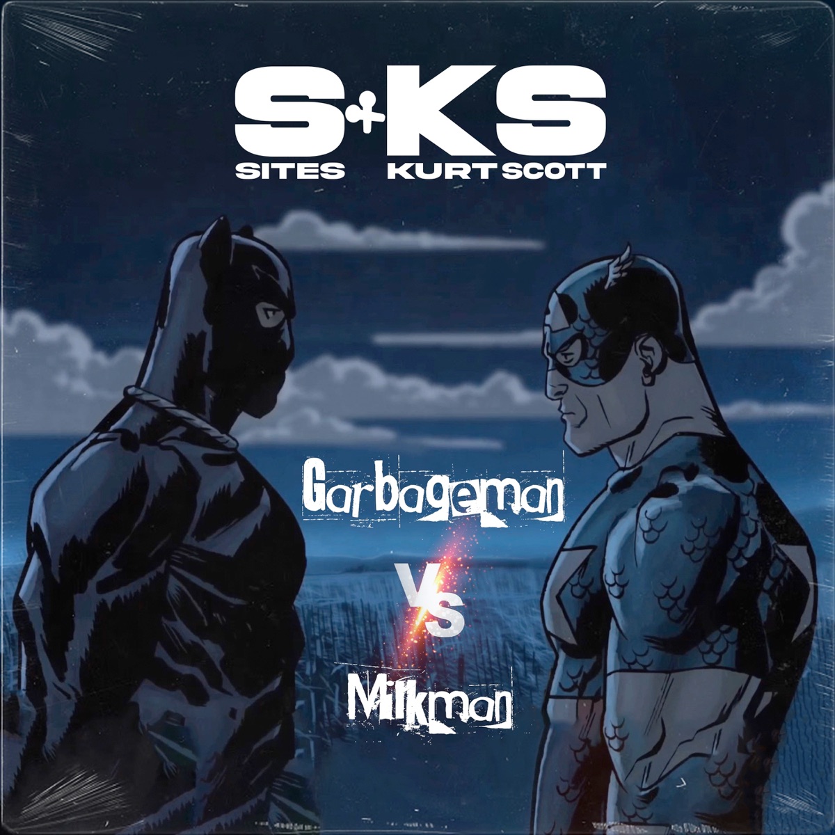 Garbageman vs. Milkman - Single by SITES & Kurt Scott album cover