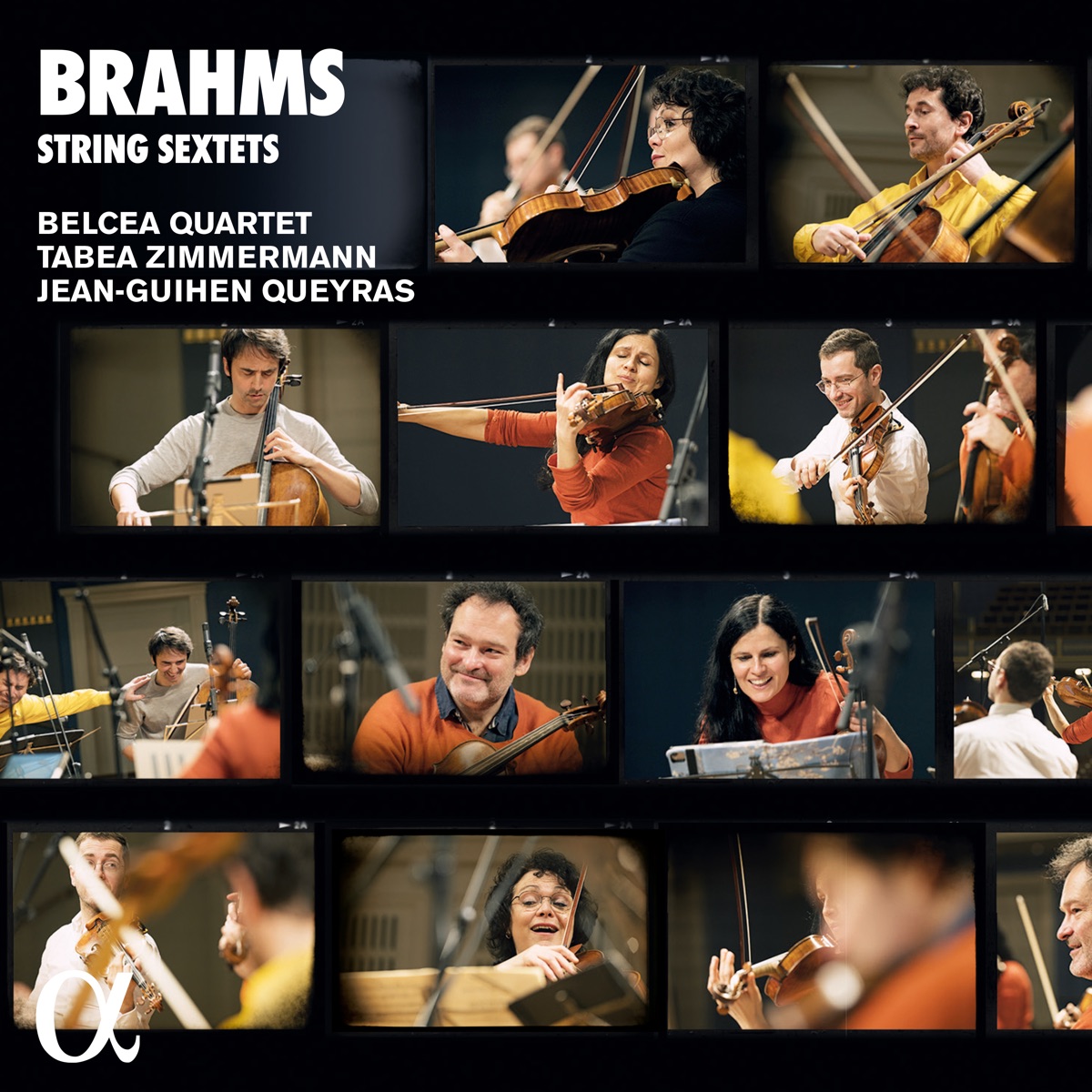 Brahms: String Sextets by Belcea Quartet, Tabea Zimmermann & Jean-Guihen Queyras album cover
