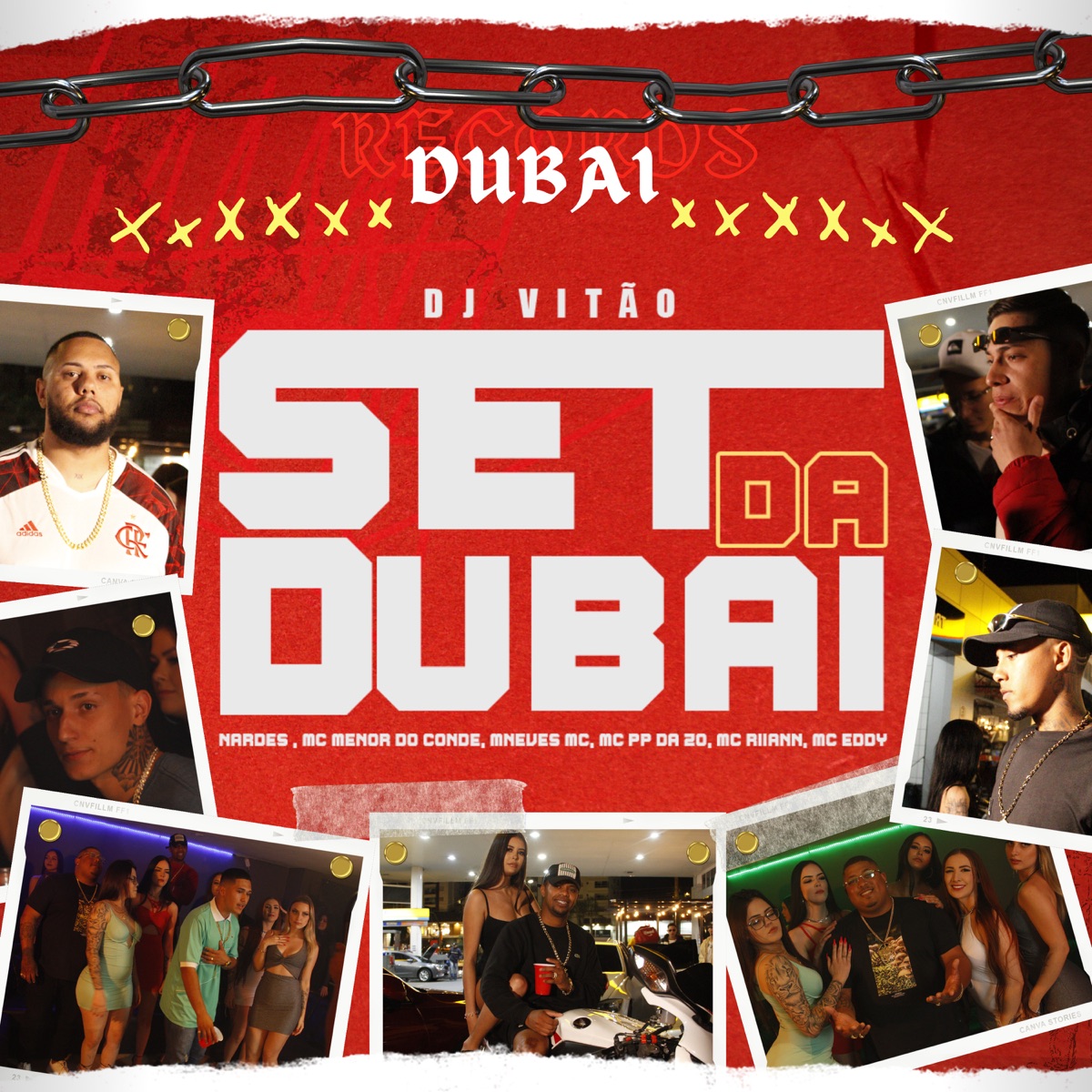 Set da Dubai - Single by DJ VITÃO, Mc MNeves, MC PP da ZO, Mc Eddy, MC Menor do Conde, Mc Riiann & Nardes album cover