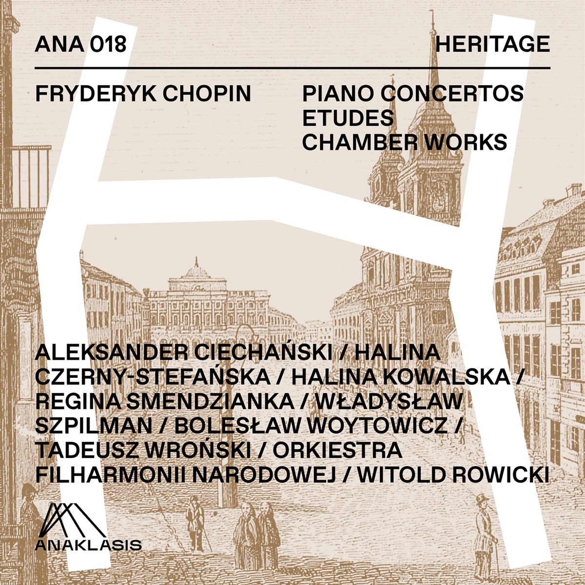 Fryderyk Chopin: Piano Concertos / Études / Chamber Works by Regina Smendzianka, Halina Czerny-Stefańska, Władysław Szpilman, Boleslaw Woytowicz, Aleksander Ciechanski, Halina Kowalska, Tadeusz Wroński & Witold Rowicki album cover