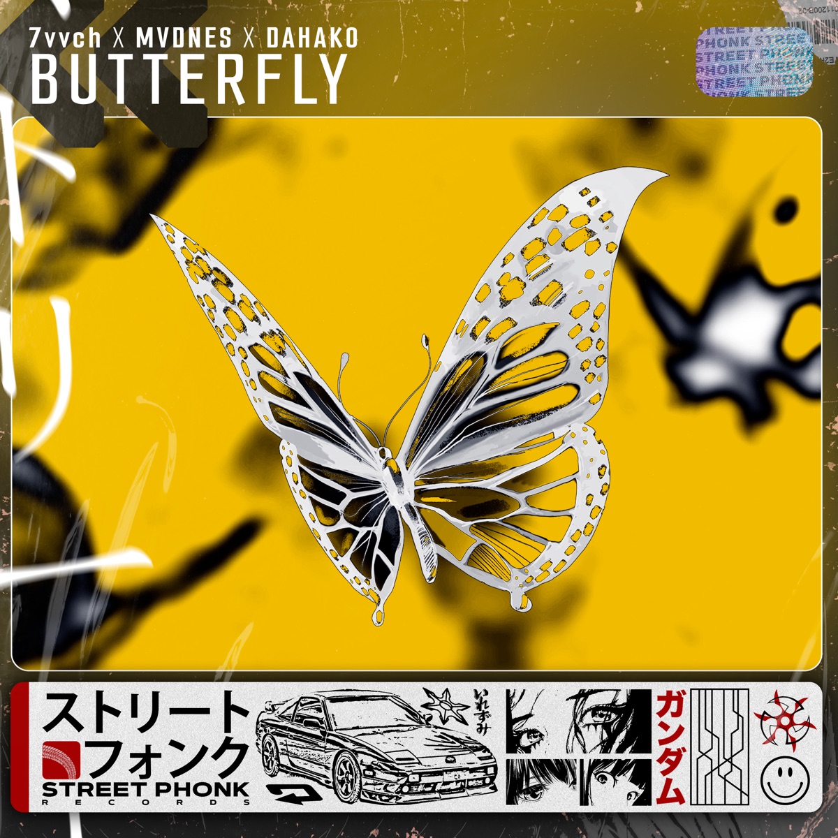 Butterfly - Single by 7vvch, MVDNES & Dahako album cover