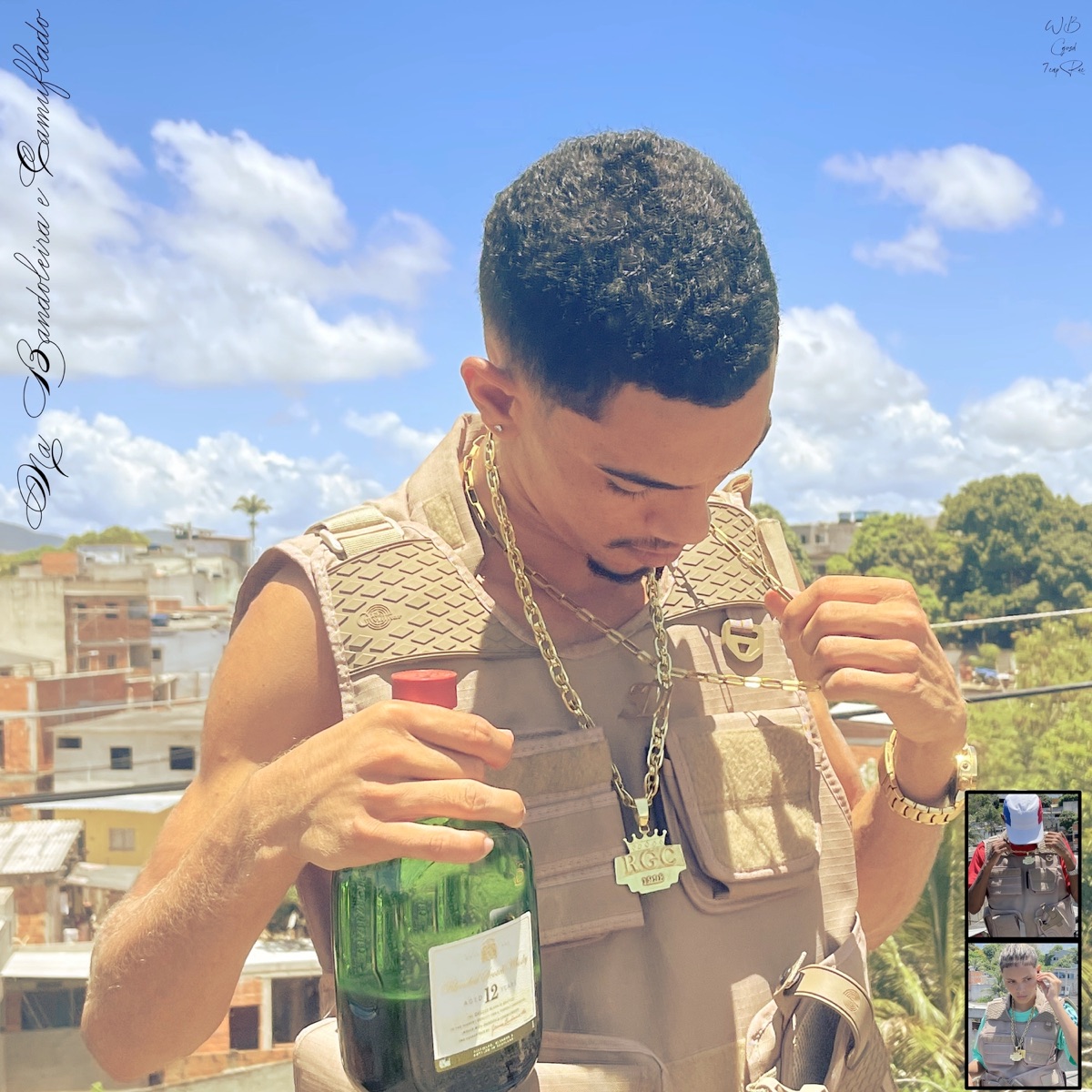 Na Bandoleira e Camuflado (feat. WB & Cgrsd) - Single by 7cap & 7cap Rec album cover