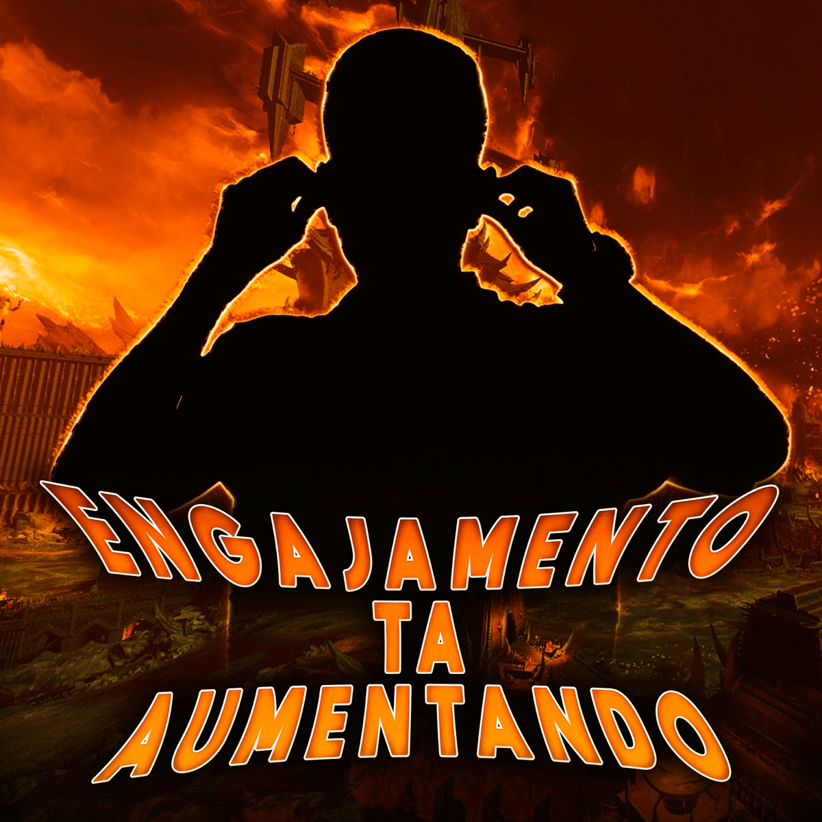 Engajamento Tá Aumentando - Single by Dj Bruno Mixer, Mc Theus Cba & MC Derick PS album cover