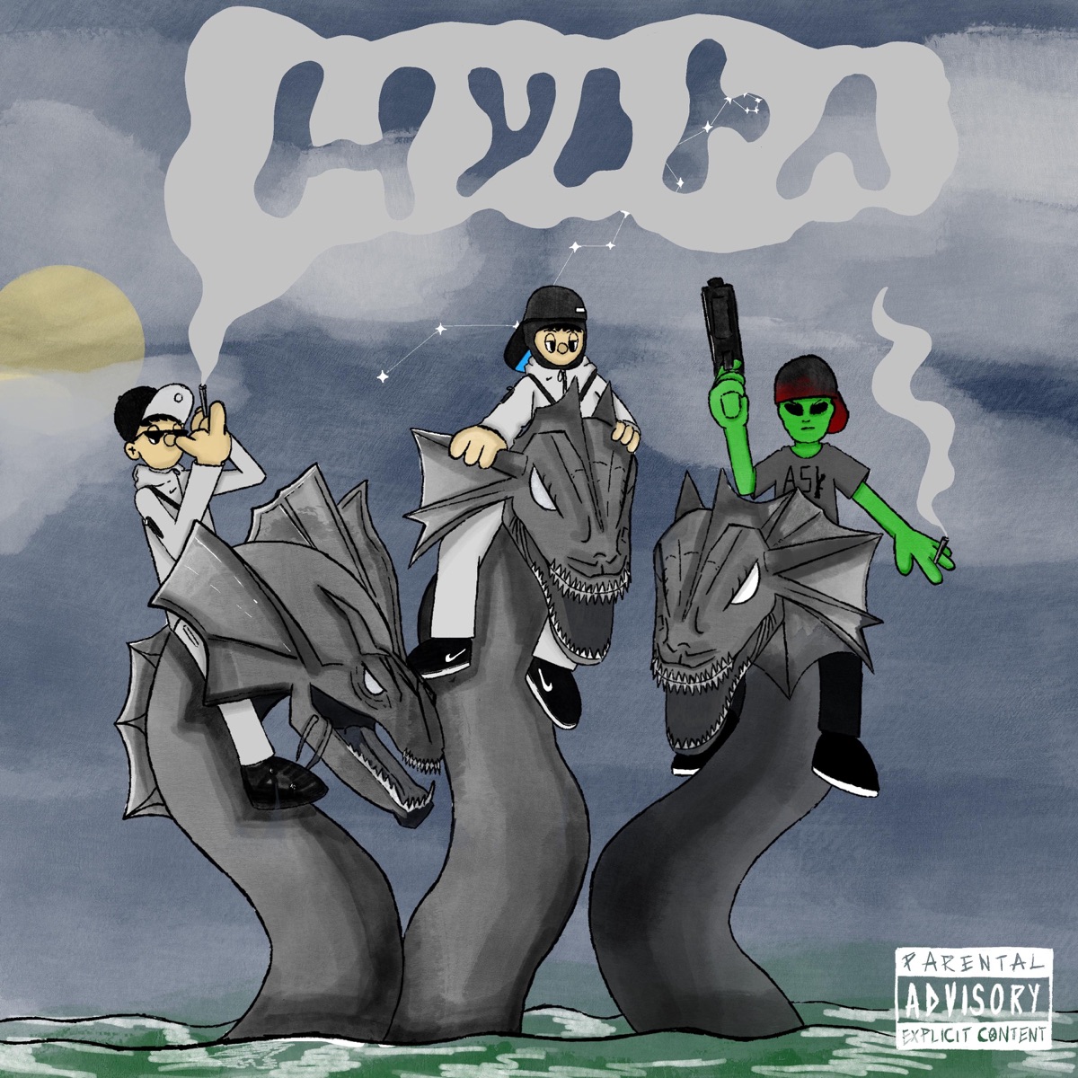 HYDRA - EP by Yeiko A51 & Franwar album cover