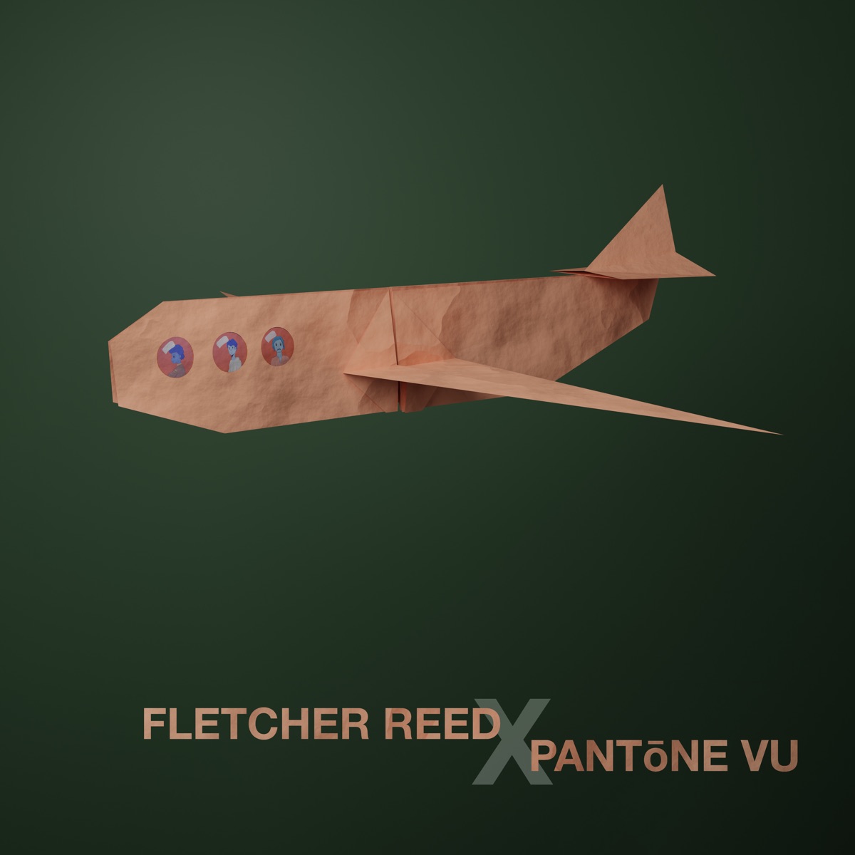 plainpaperplane - EP by Fletcher Reed & PANTōNE VU album cover