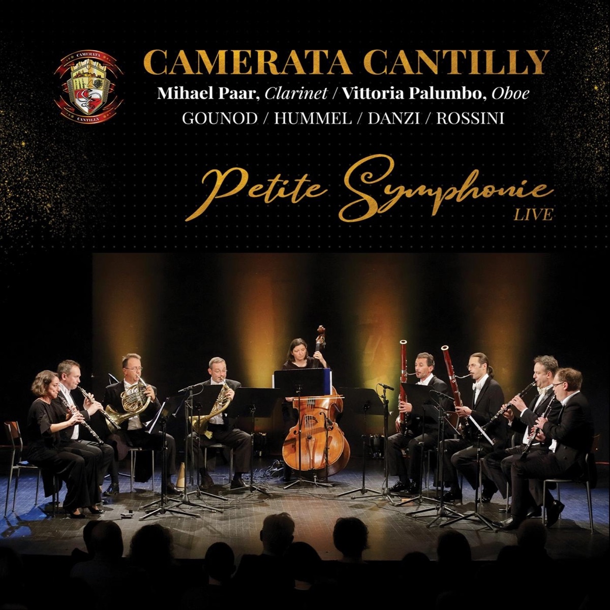 Petite Symphonie (Live) by Camerata Cantilly, Mihael Paar & Vittoria Palumbo album cover