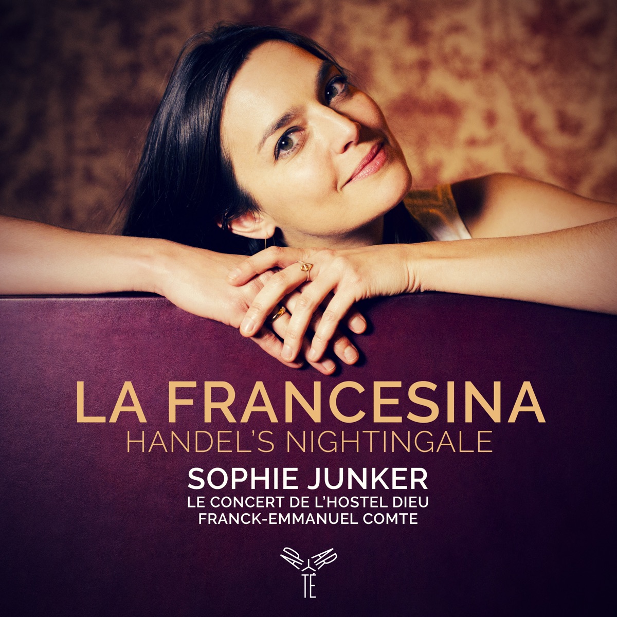 La Francesina, Handel's Nightingale by Le Concert de l'Hostel Dieu, Sophie Junker & Franck-Emmanuel Comte album cover