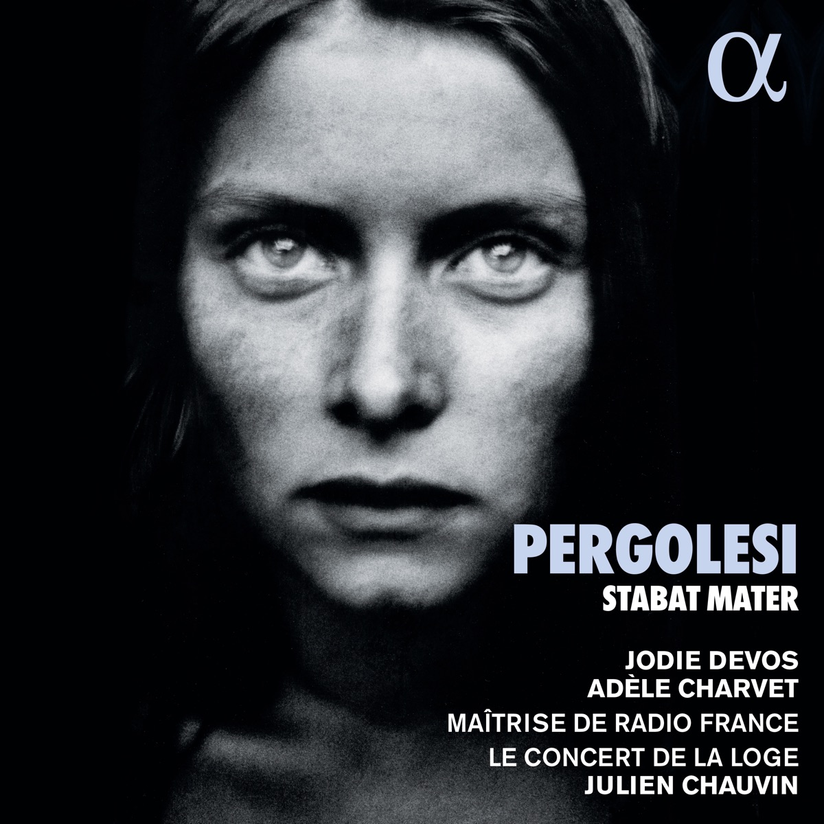 Pergolesi: Stabat Mater by Jodie Devos, Adèle Charvet & Julien Chauvin album cover