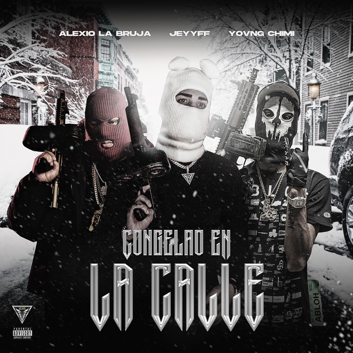 Congelao En La Calle (feat. Alexio & Jeyyff) - Single by YOVNGCHIMI album cover