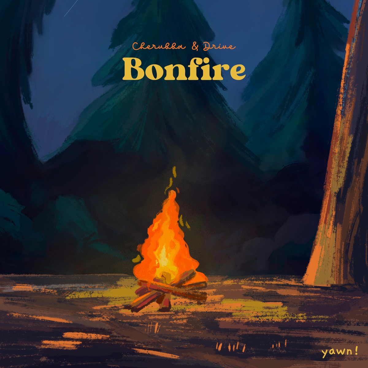 Bonfire - Single by Cherubba & Drive album cover