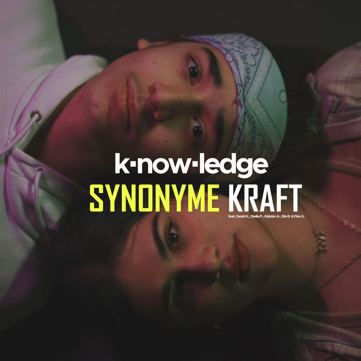Synonyme Kraft (feat. David K., Stella P., Gülsüm A., Efe B. & Finn S.) - Single by k·now·ledge album cover