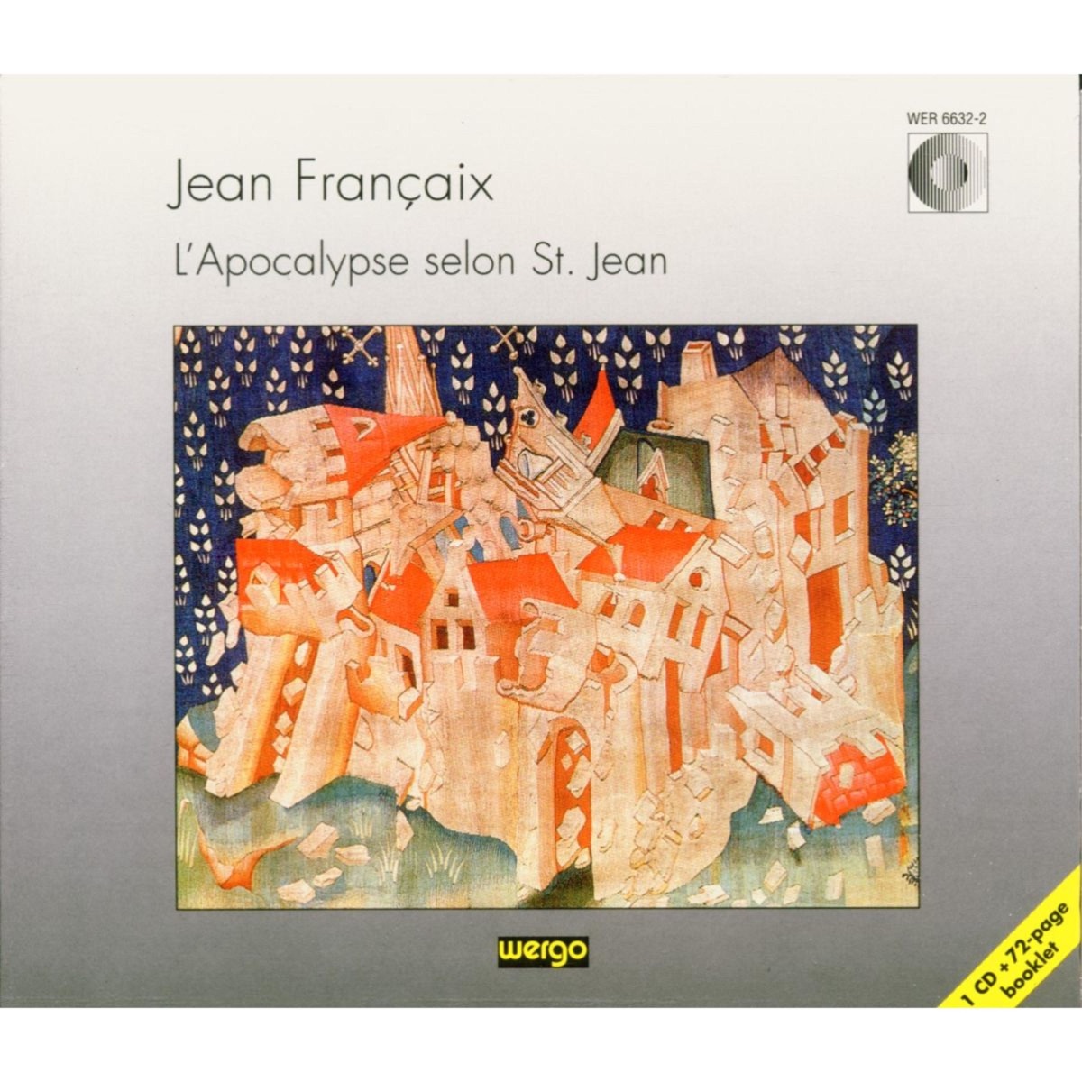 Jean Francaix: L'Apocalypse selon St. Jean by Eva Lind, Christian Simonis & Göttinger Symphonie Orchester album cover