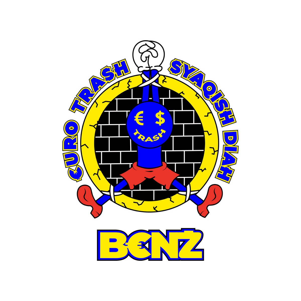 B€NZ (feat. Syaqish) - Single by €URO TRA$H & Yellow Claw album cover