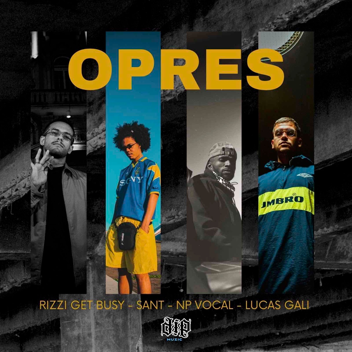 OPRES (feat. Lucas Gali) - Single by Rizzi Get Busy, Sant & NP Vocal album cover