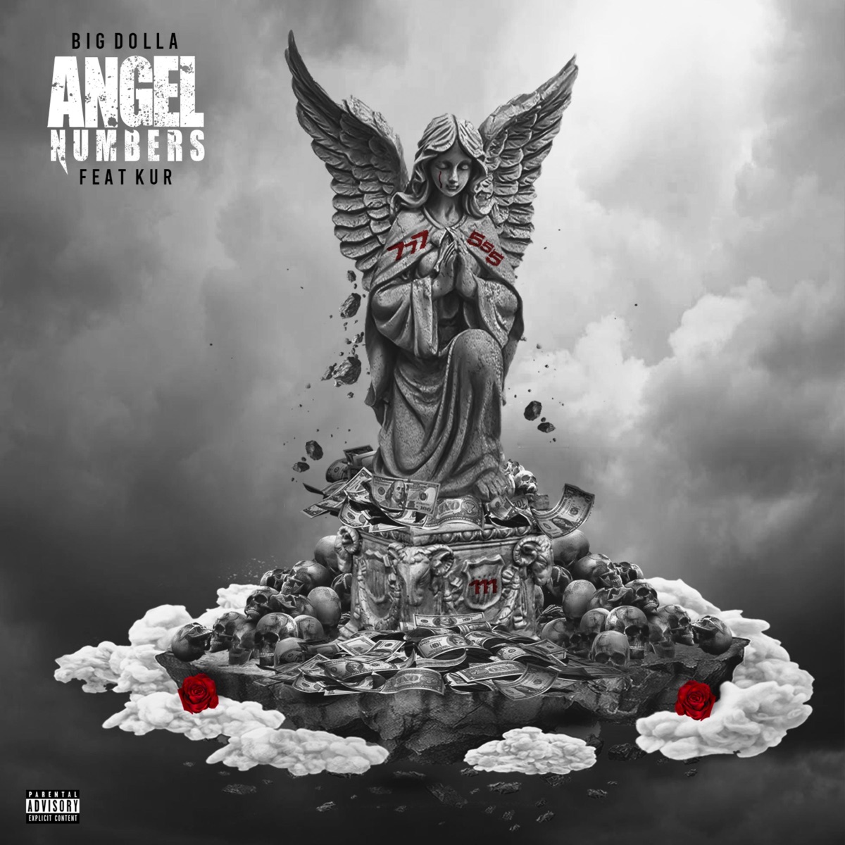Angel Numbers - Single (feat. Kur) - Single by BigDolla album cover
