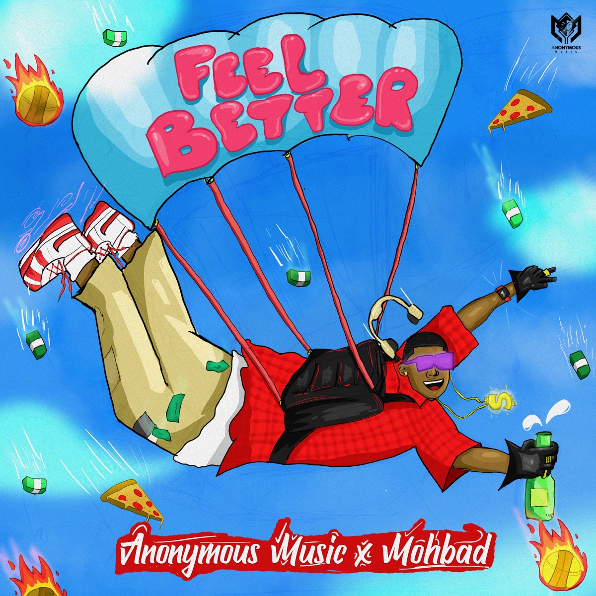 Feel Better - Single by Anonymous Music & MohBad album cover
