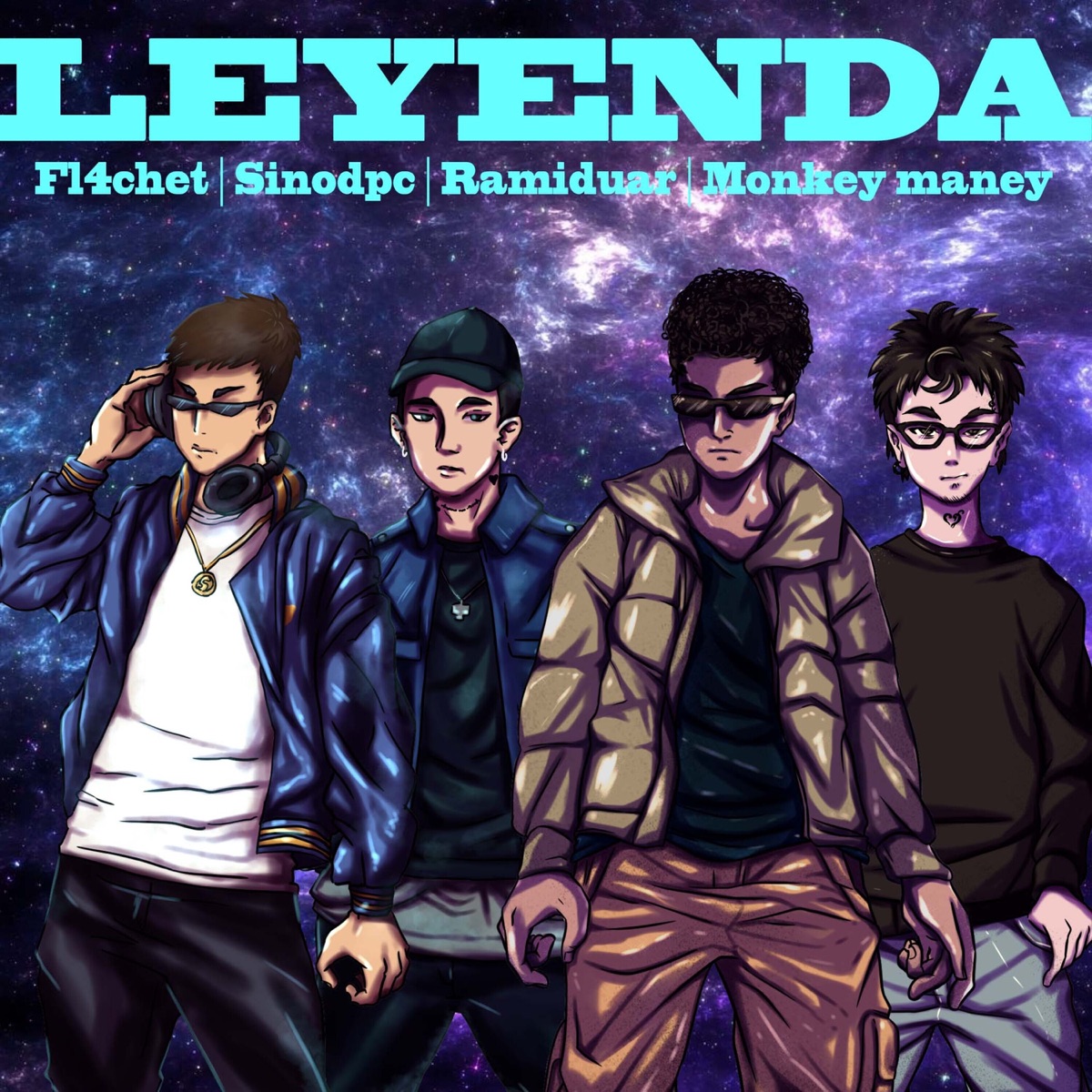 Leyenda (feat. Ramiduar, Monkey Maney & Sinodpc) - Single by fl4chet album cover