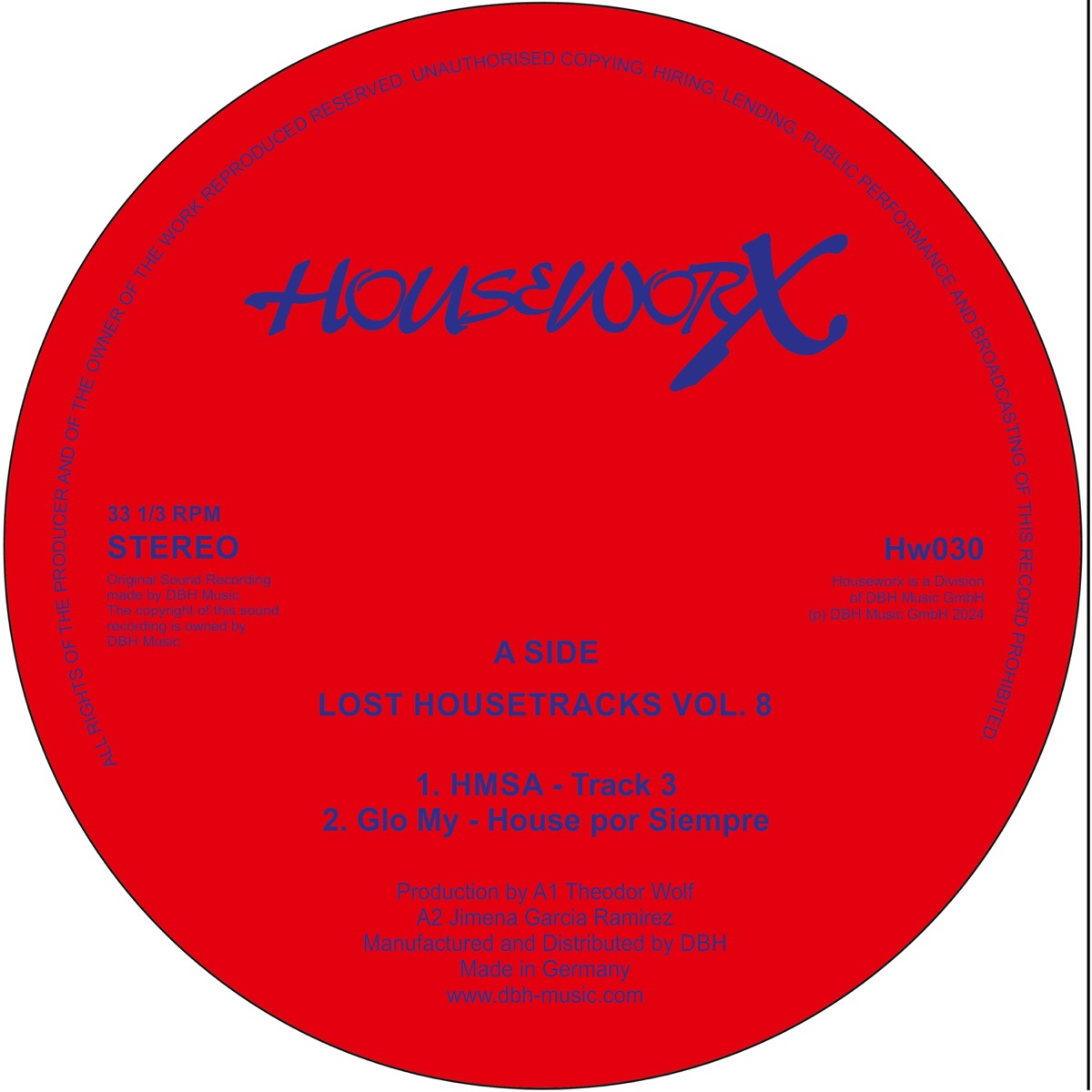 Lost Housetracks vol. 8 by HMSA, Glo My, Nicola Brusegan, Carlo di Roma, Pat Lezizmo & Dsitb album cover
