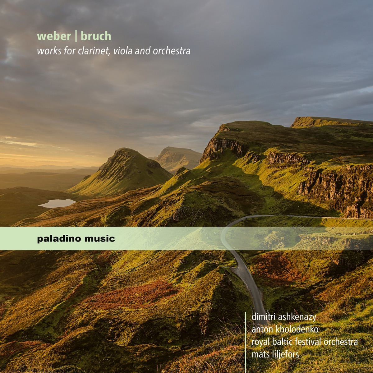 Weber & Bruch: Works for Clarinet, Viola and Orchestra by Dimitri Ashkenazy, Anton Kholodenko, Royal Baltic Festival Orchestra & Mats Liljefors album cover