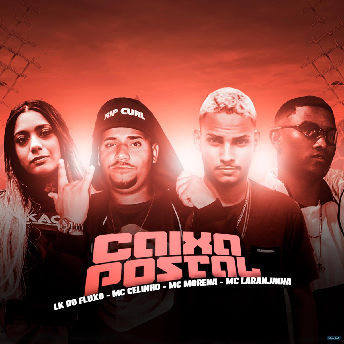 Caixa postal (feat. Mc Morena & Mc Laranjinha) - Single by LK do Fluxo & Mc Celinho album cover