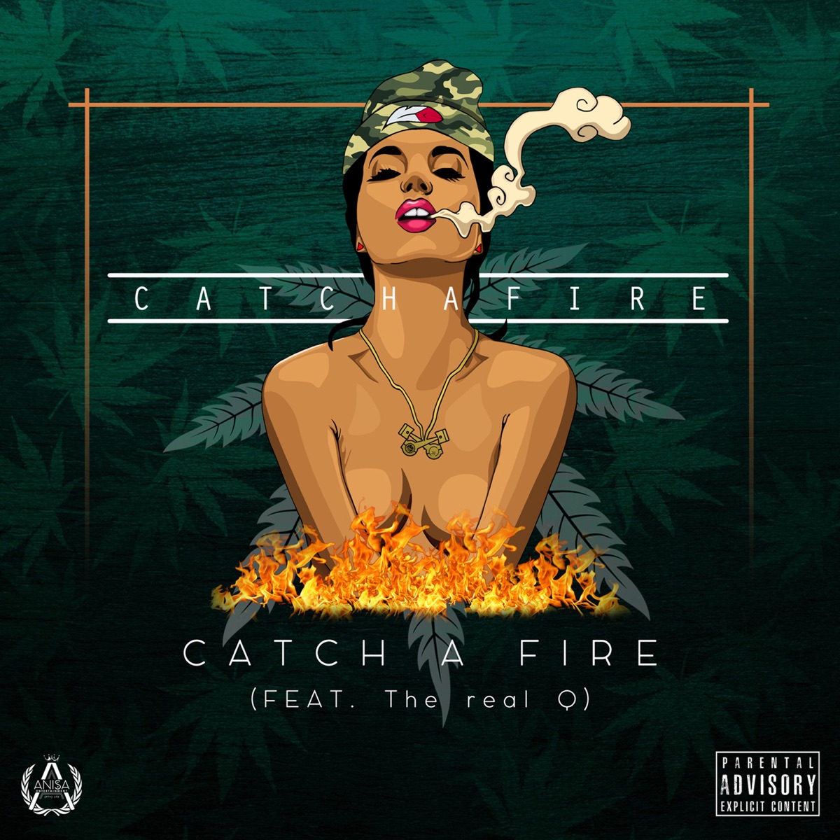 Catch A Fire (feat. The real Q) - Single by CATCHAFIRE album cover