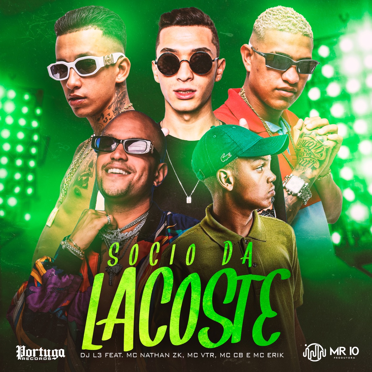 Sócio da Lacoste (feat. Mc CB, Mc Erik, MC Vtr & Mc Nathan ZK) - Single by DJ L3 album cover