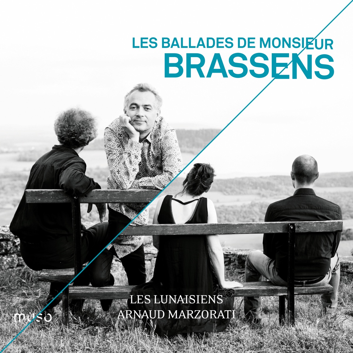 Les Ballades de Monsieur Brassens by Arnaud Marzorati & Les Lunaisiens album cover