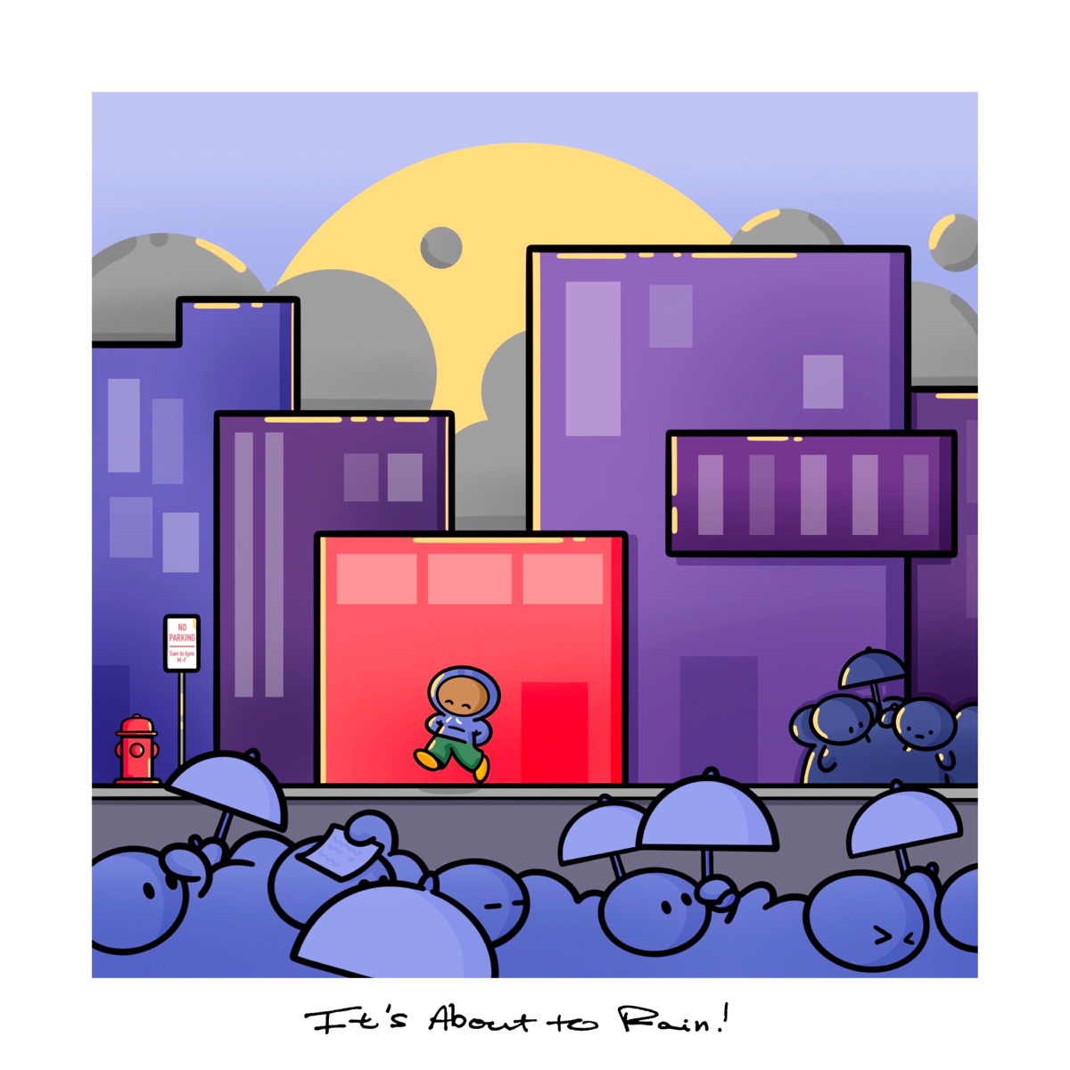 It's About To Rain ! by Comfortabledude album cover