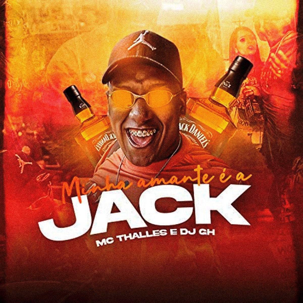 Minha Amante É a Jack - Single by Mc Thalles album cover
