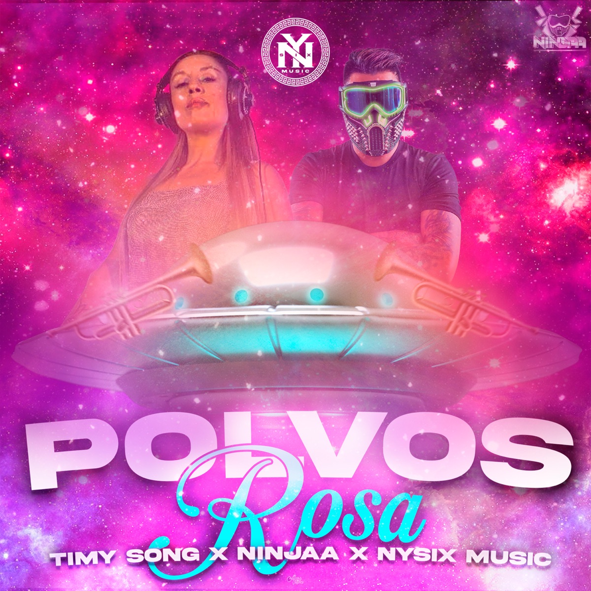 Polvos Rosa - Single by Timy Song, Ninjaa & Nysix Music album cover