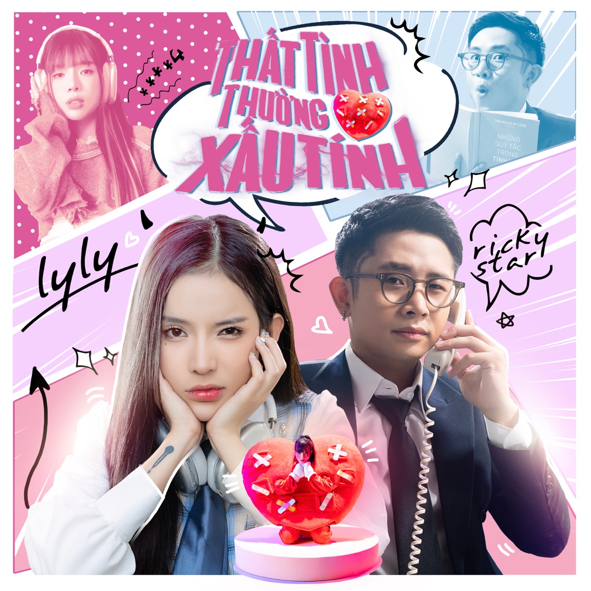 Thất Tình Thường Xấu Tính (feat. Ricky Star) - Single by LyLy album cover