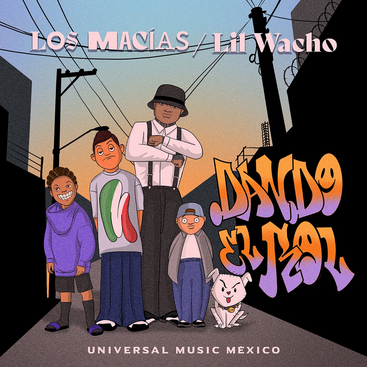 Dando el rol - Single by Los Macias & Lil Wacho album cover