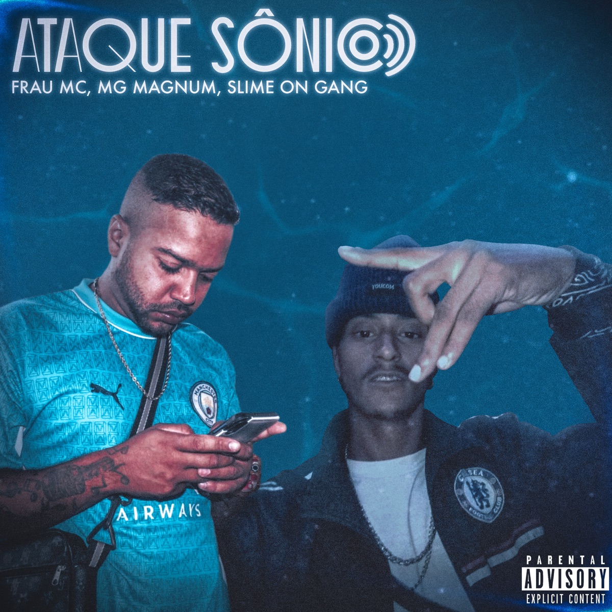 Ataque Sônico (feat. Jukv, Frau MC & MG Magnum) - Single by Slime On Gang album cover