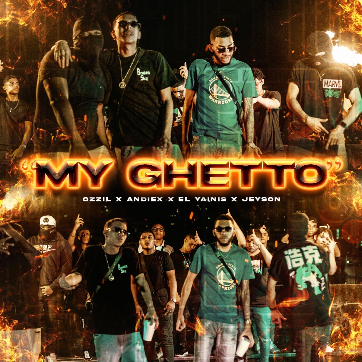 My Ghetto (feat. Andiex, El Yainis, The Kid Maker & Supah Mouse) - Single by Ozzil album cover