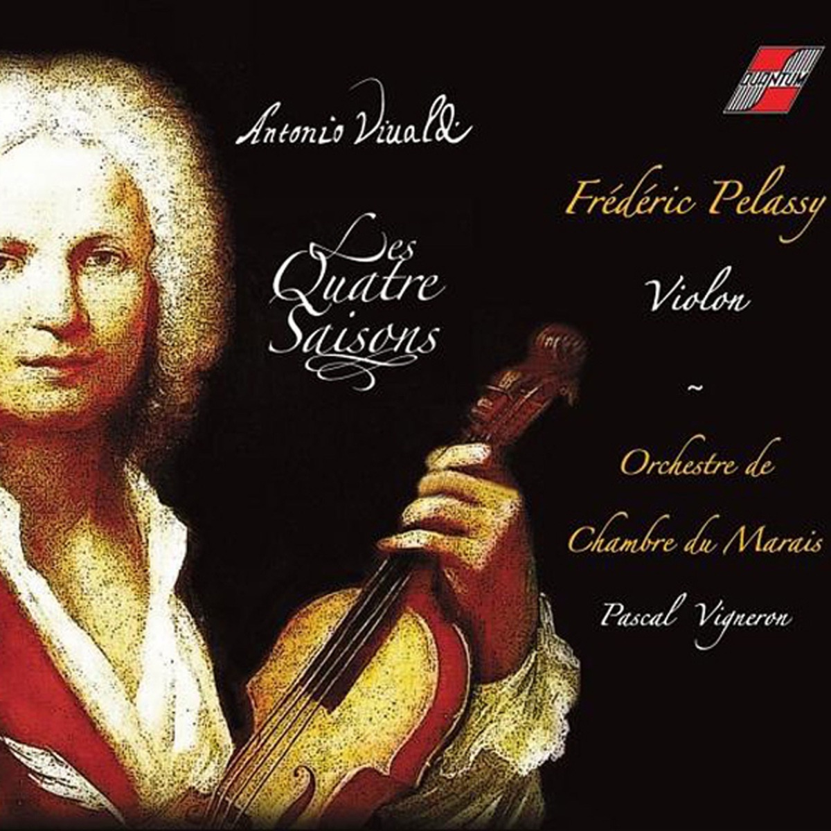 Les Quatre Saisons by Frédéric Pélassy, Pascal Vigneron & Orchestre De Chambre Du Marais album cover